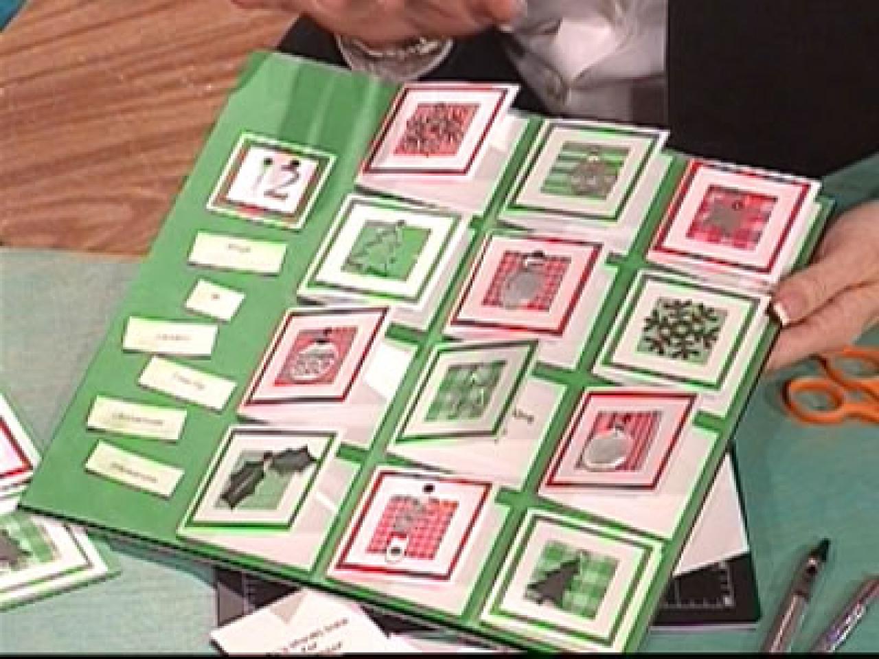 How To Make A 12 Days Of Christmas Scrapbook Page Hgtv