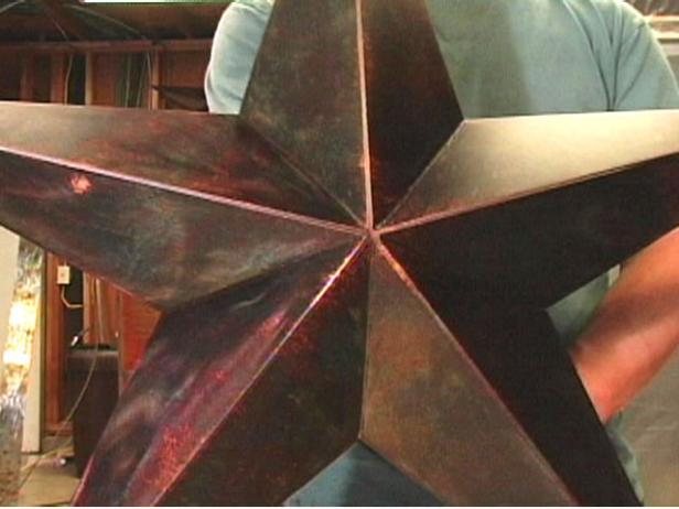 How To Make A Metal Star For Your Garden Hgtv - Texas Star Decorating Ideas