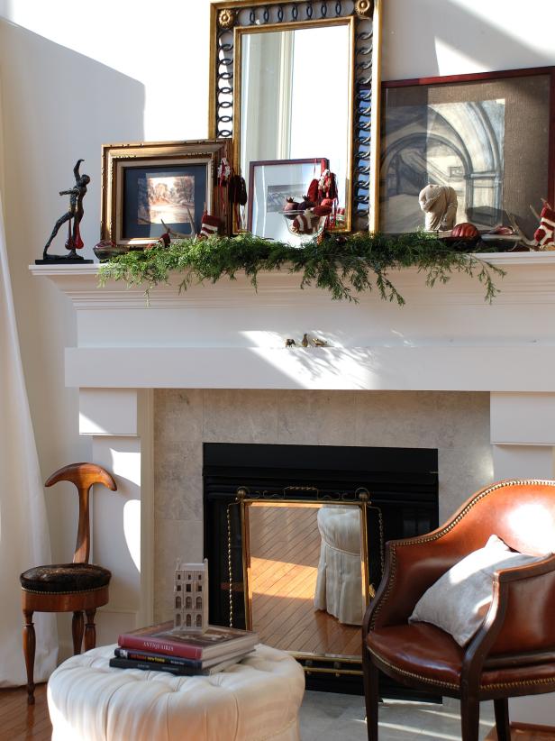Fireplace Decor Hearth Design Tips, How To Decorate Large Wall Above Fireplace
