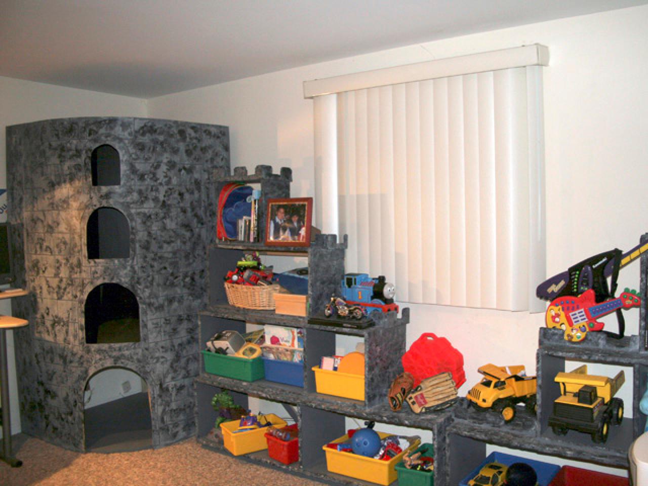 playroom storage unit