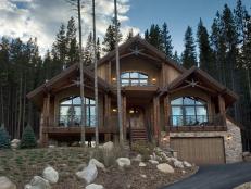 Tucked high in the majestic Rocky Mountains, HGTV Dream Home 2007 boasts rugged landscaping.