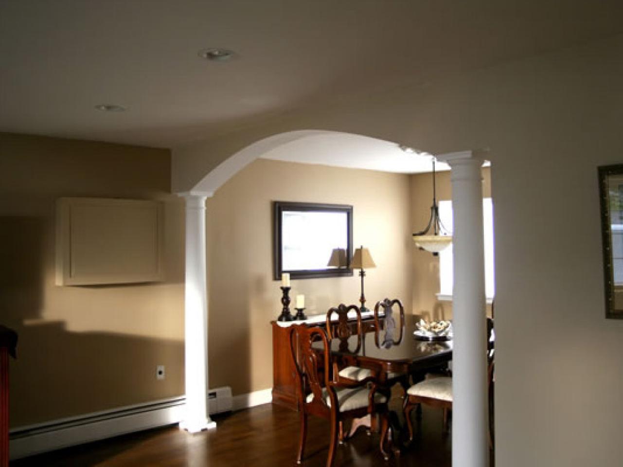 How to Build a Dining Room Arch  HGTV