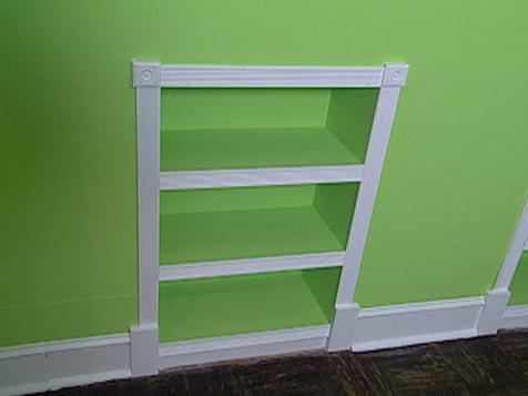 How to Build Recessed Bookcases