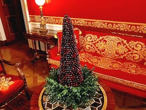 Christmas Cranberry Topiary