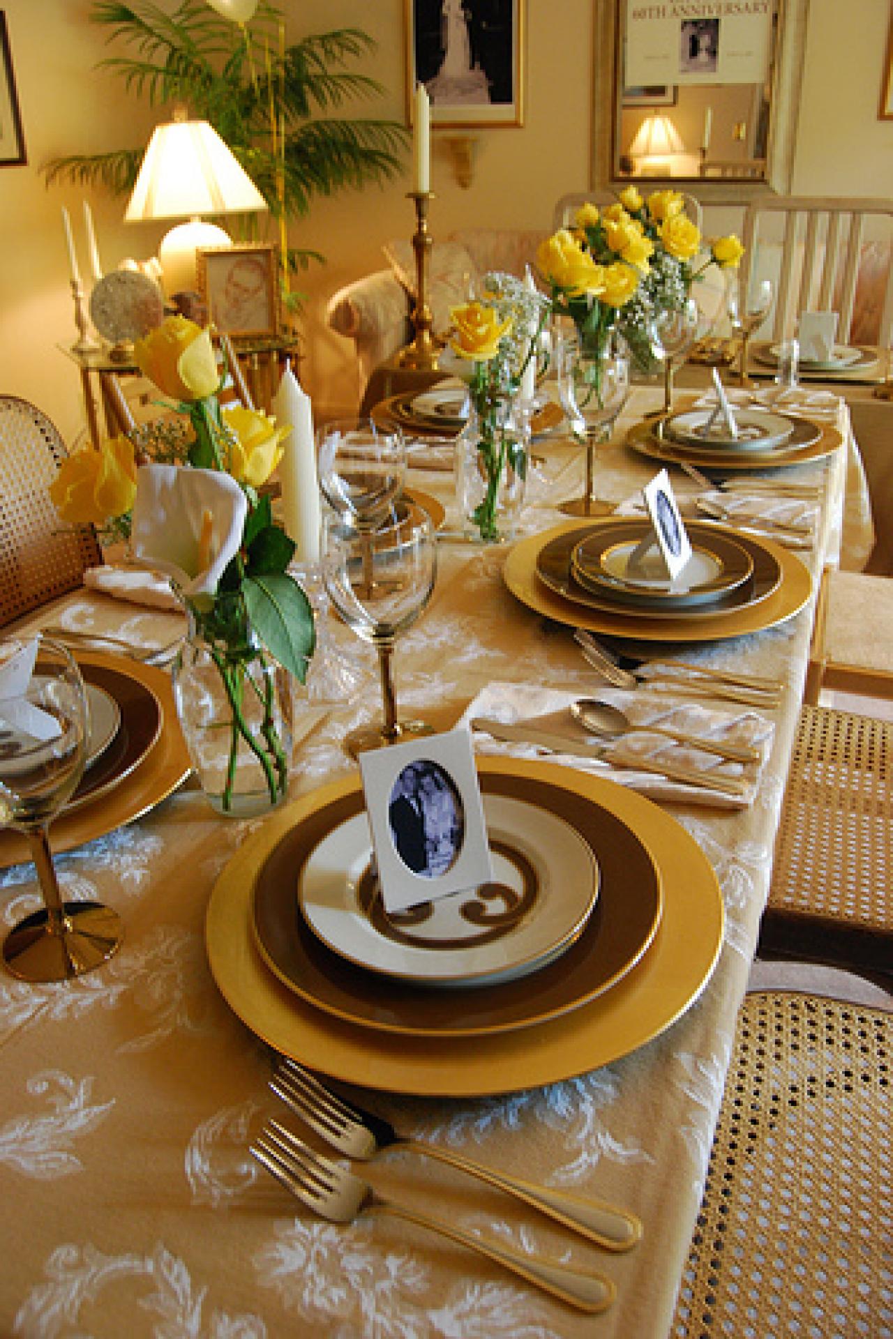 Setting A Table For A Dinner Party : Table Setting Ideas for Your Next Festive Gathering : Next place a salad or dessert plate {or both if they are needed}.