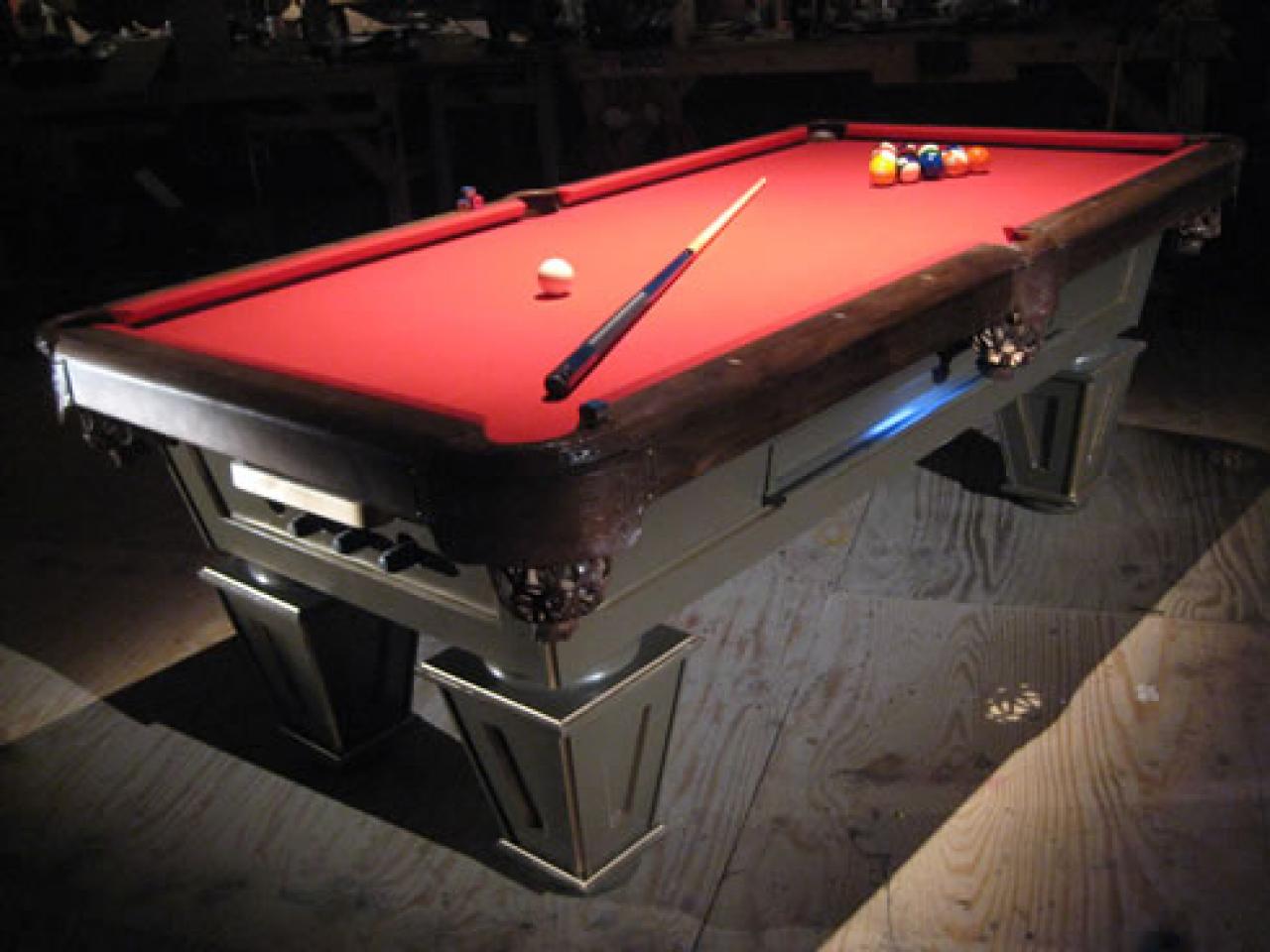 How To Build A Pool Table Hgtv