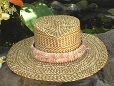 Weave a distinctive look with pandanus leaves to create a perfect beach hat.