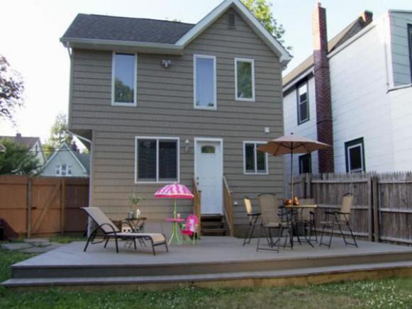 Backyard Deck After Renovation