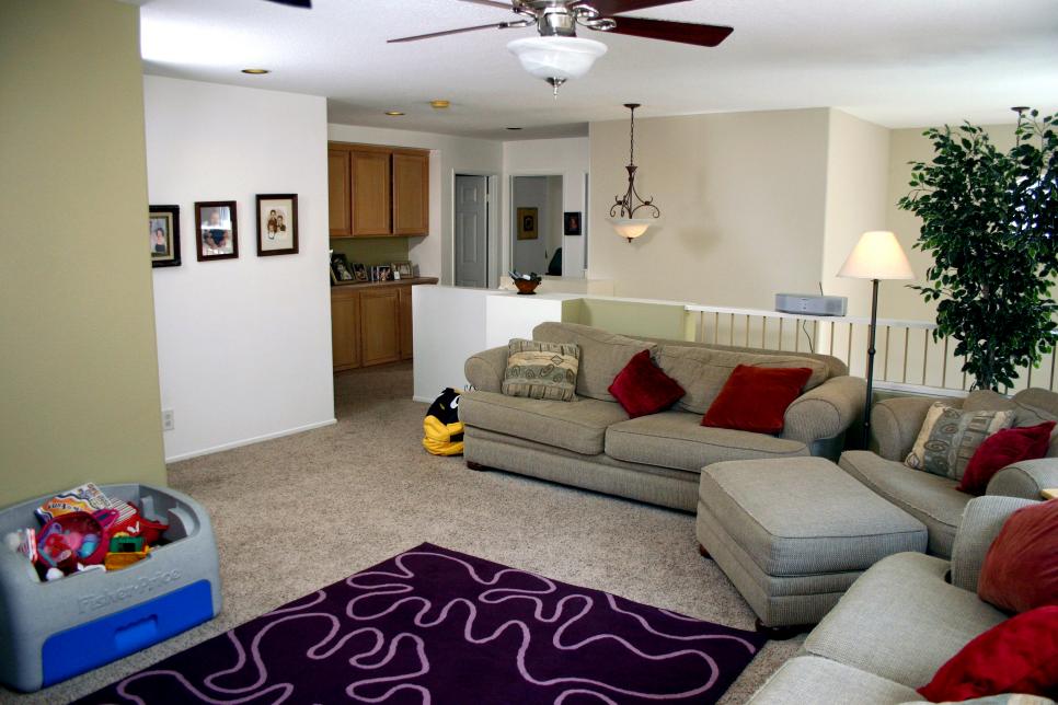 Bold Family Room Makeover Hgtv