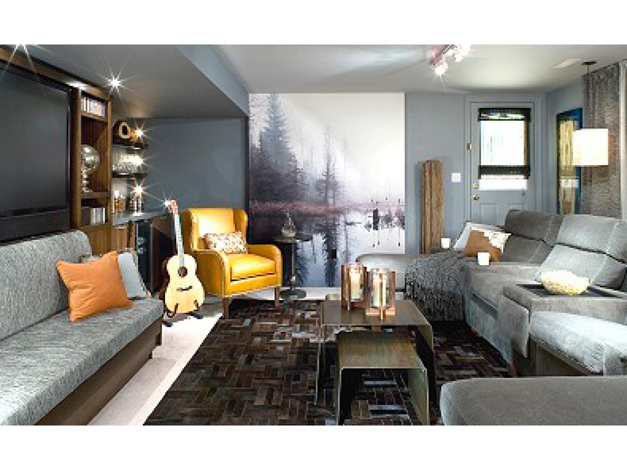 Mens Den Redesign HGTV