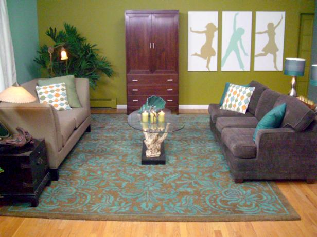 Green Living Room 