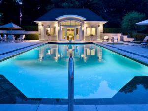 distinctive tiling featured in pool design