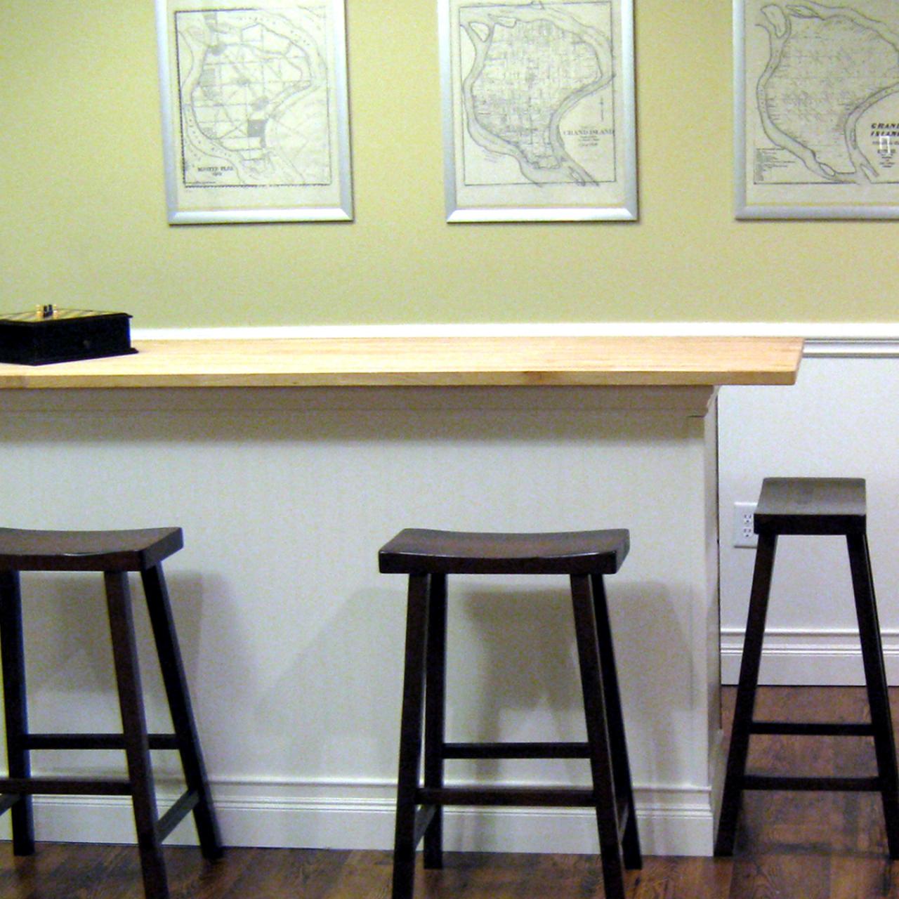 How to Build a Bar Top-DIY 