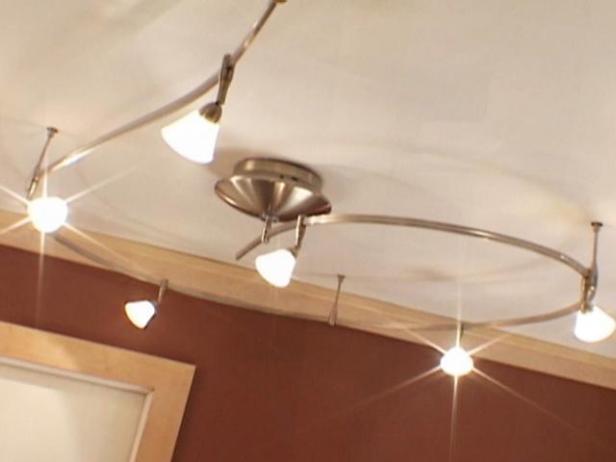 Install Track Lights For Instant Flair, Replacing Fluorescent Light Fixture With Track Lighting