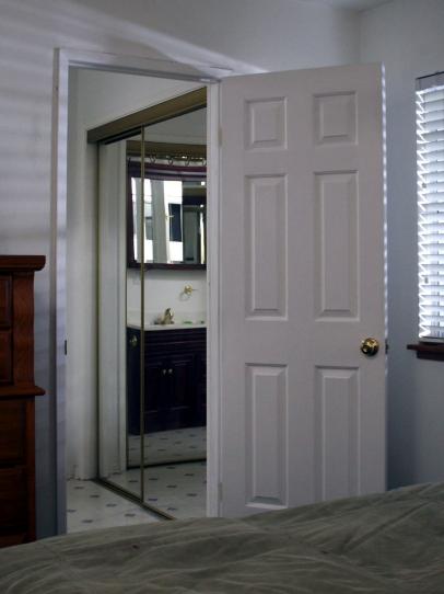 A Pocket Door With Swinging, Convert Standard Door To Sliding
