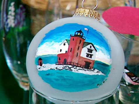 Hand-Painted Christmas Ornaments