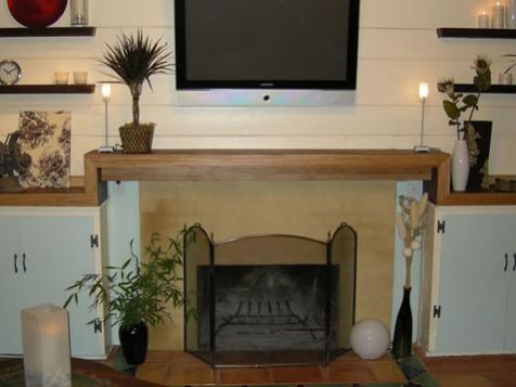 Create a Contemporary Fireplace Mantel