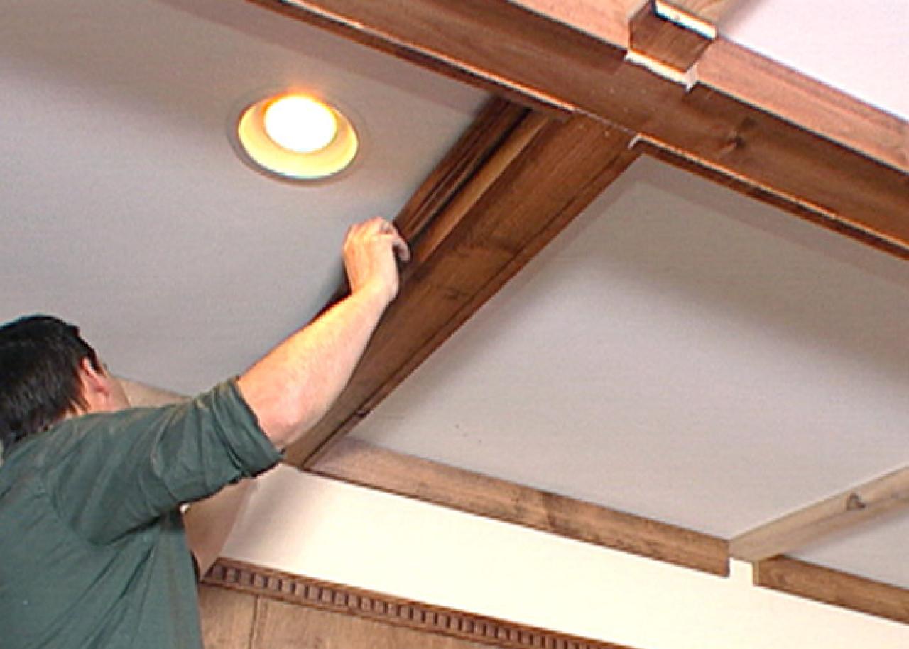 How To Create A Coffered Ceiling Hgtv