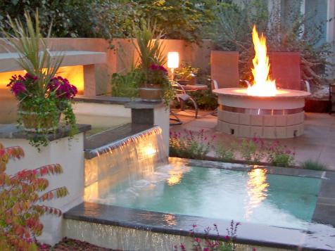 Outdoor Rooms with Fire and Water