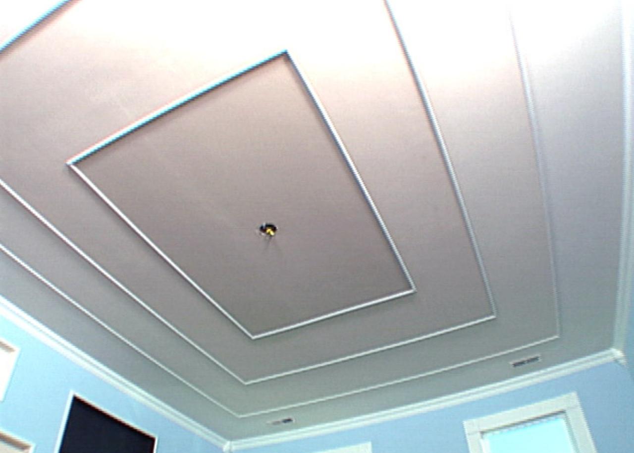 How To Create A Faux Tiered Ceiling Hgtv