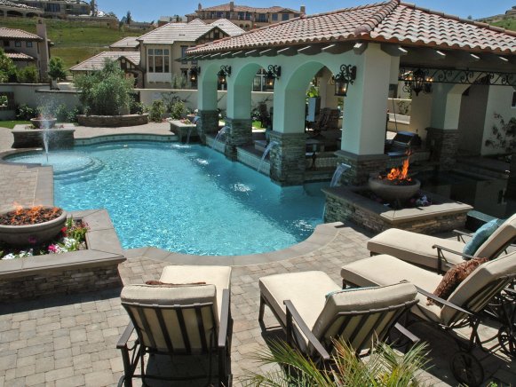Swimming Pool and Fire Pit 