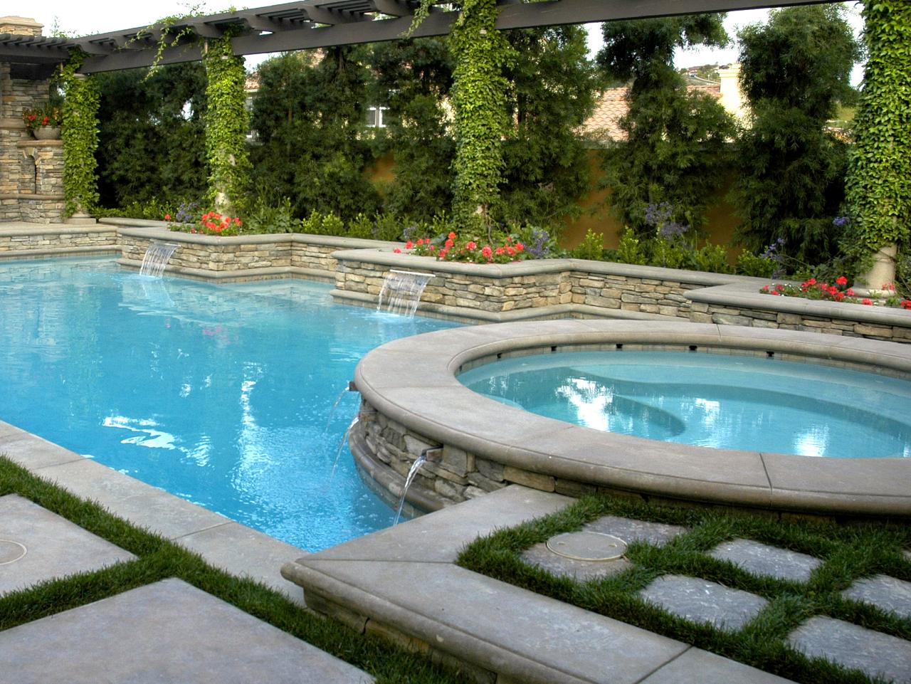 Pictures of backyard pools