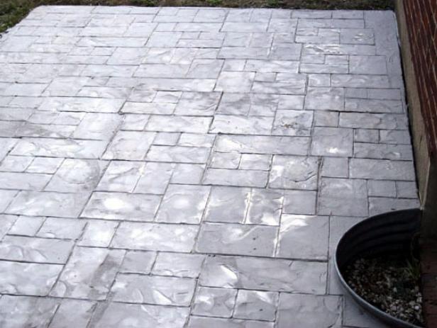 Enhance An Existing Patio With Concrete Stamping - Diy Stamped Concrete Patio