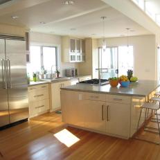 Bright and Sunny, Contemporary Beach House Kitchen