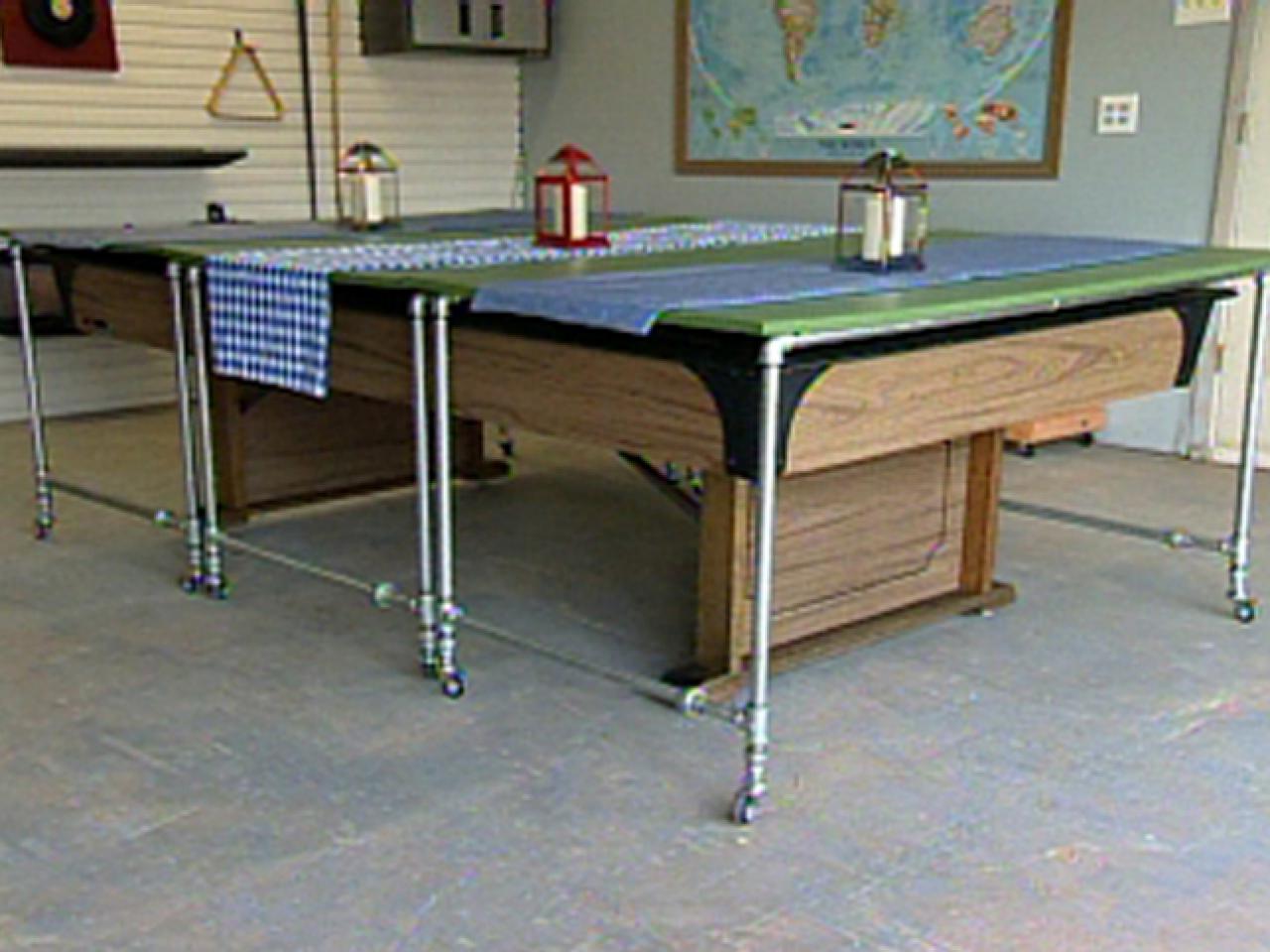 How To Build Rolling Pool Table Covers Hgtv