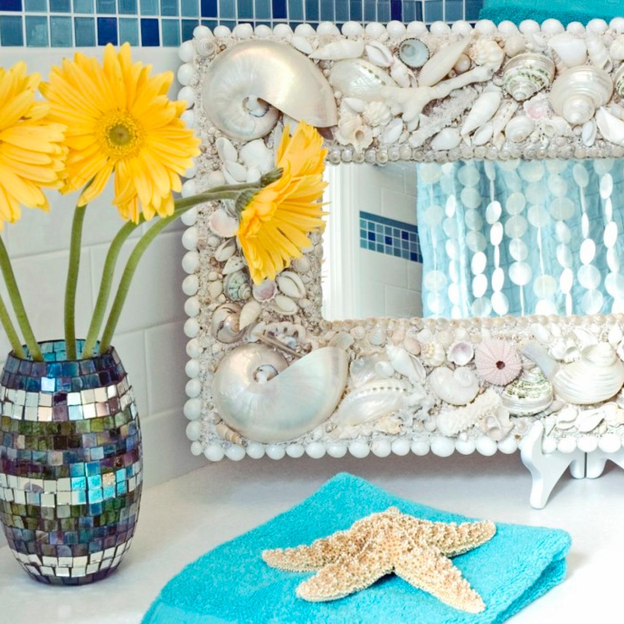 Seashell Bathroom Decor Ideas: Pictures & Tips From HGTV
