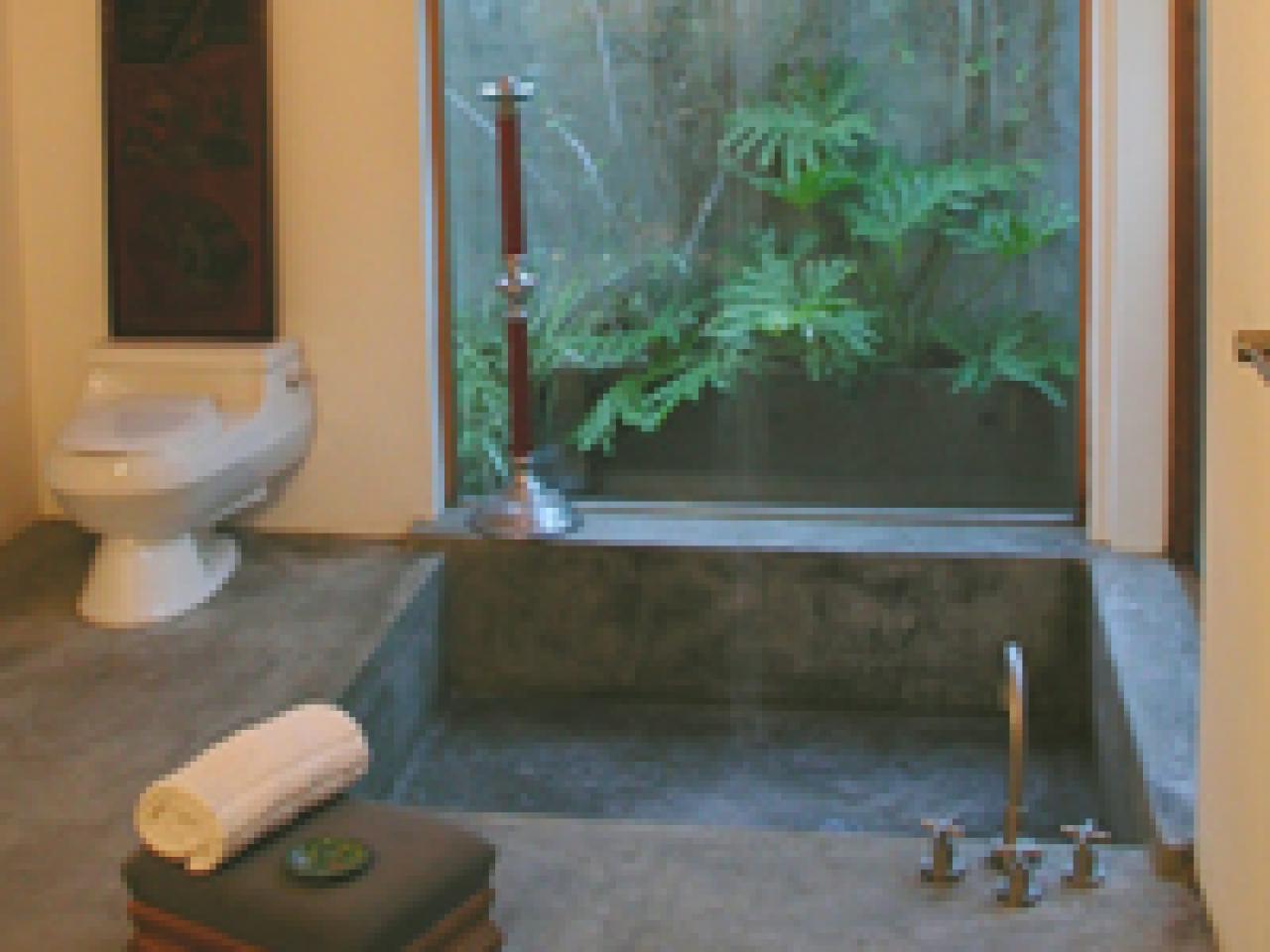 Connect With Nature In Your Zen Bathroom Hgtv