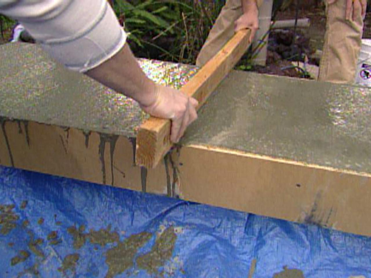 How To Build A Concrete Fireplace Hearth Hgtv