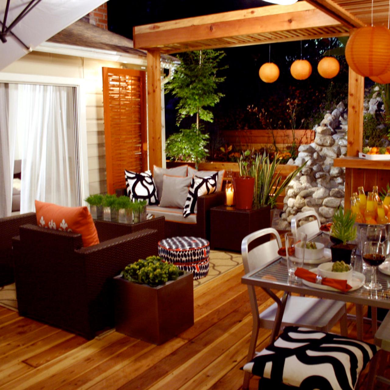 Orange hotsell home decor