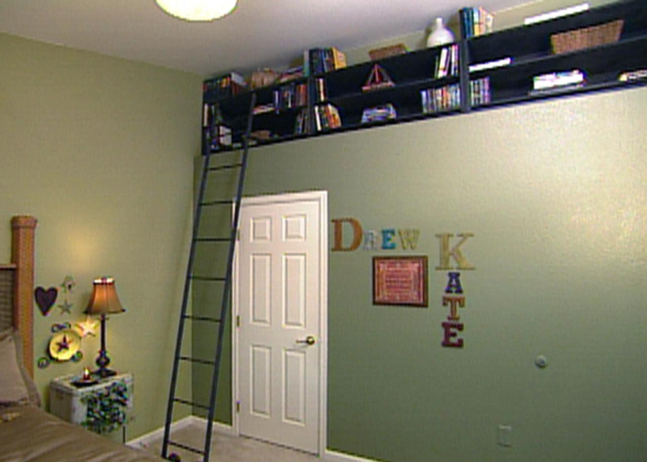 How To Build Bookshelves For A Recessed Nook Hgtv