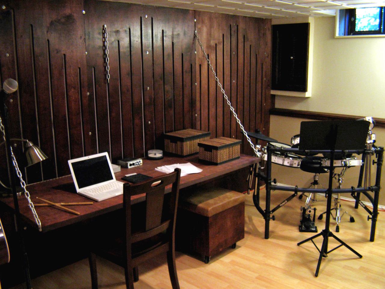 Fold Away Desk Made From A Salvaged Door Hgtv