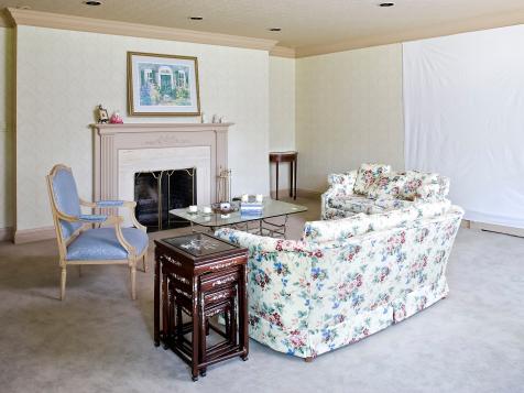From Victorian Tearoom to Cozy Living Room