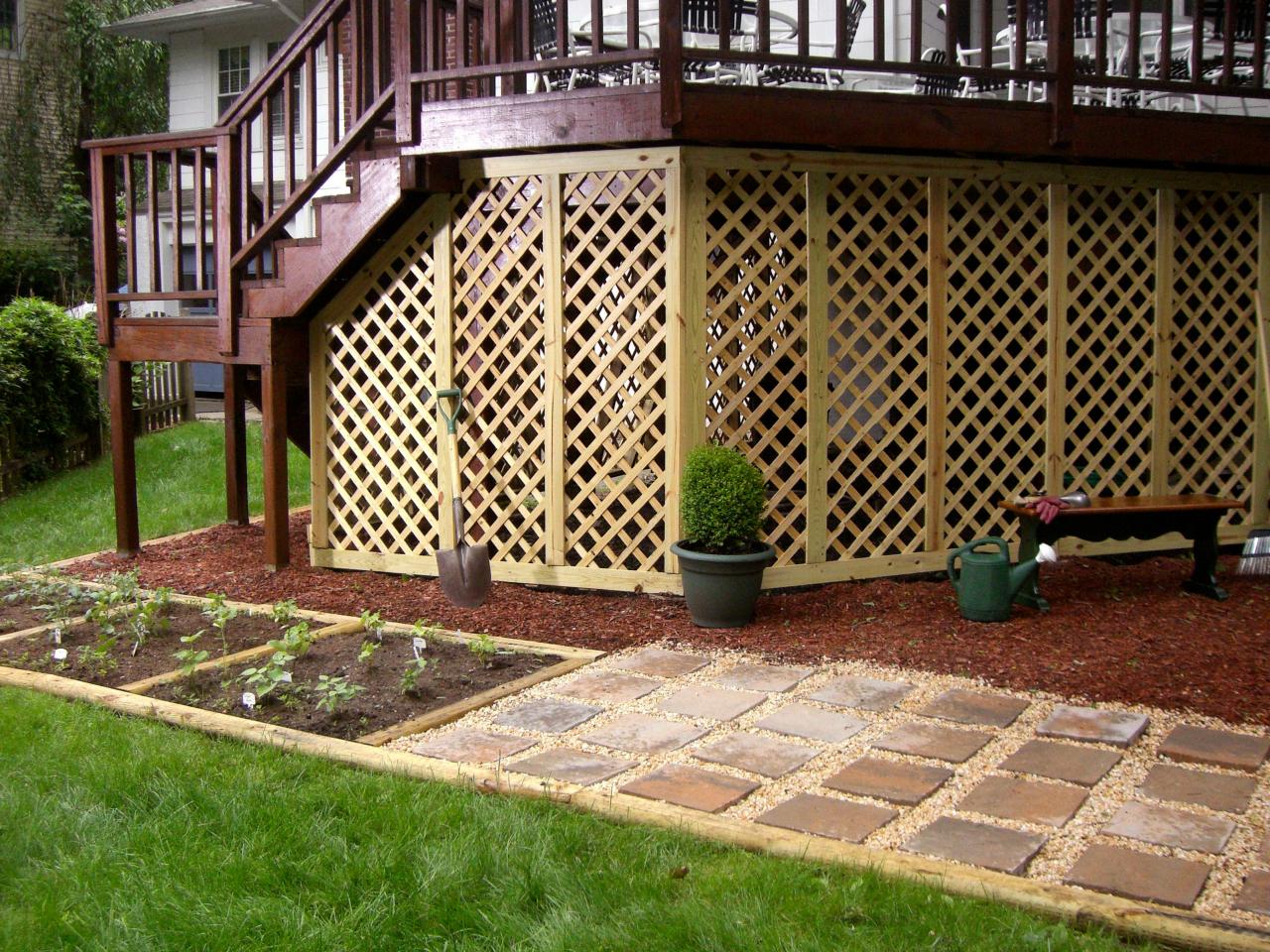 Adding Lattice to the Bottom of a Deck HGTV