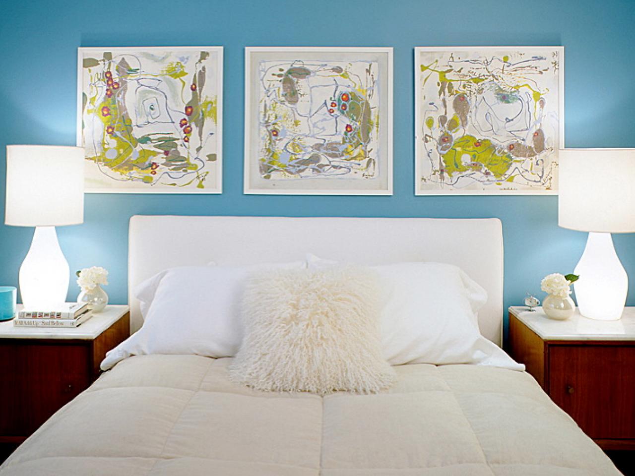 room decor for light blue walls