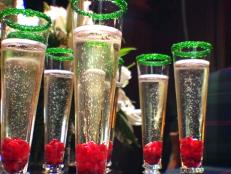 This colorful and fizzy champagne drink will delight all your holiday guests.