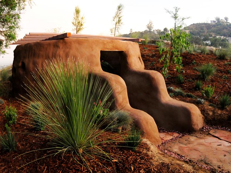 Outdoor Adobe Structure