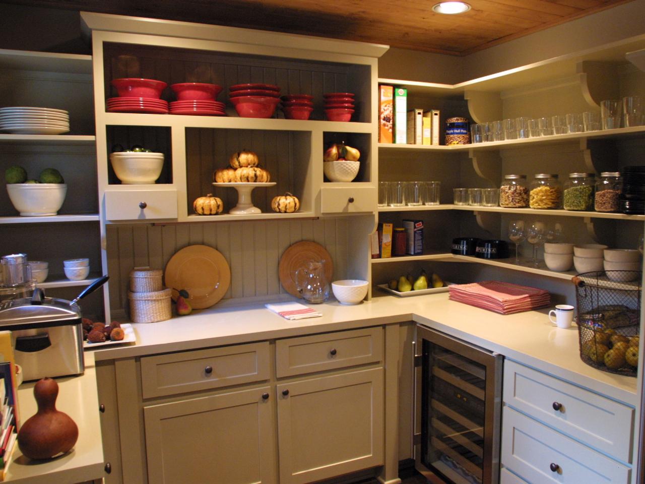 Walk In Pantry With Open Shelving Hgtv