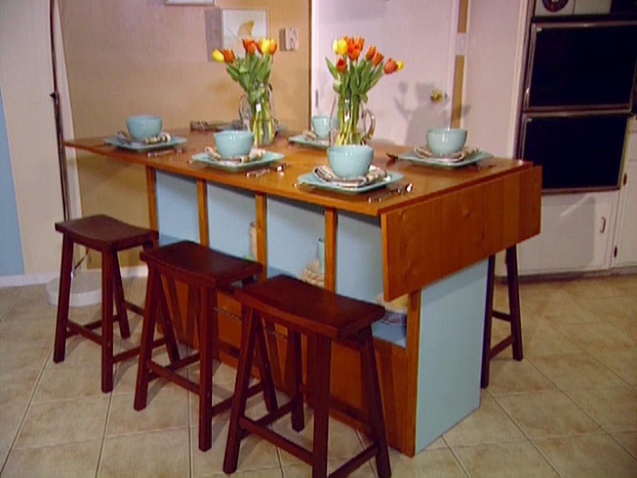 bar height table storage