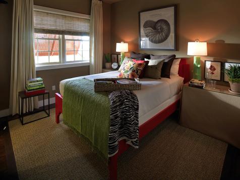 Guest Bedroom From HGTV Green Home 2009