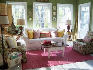 Colorful Cottage Sunroom
