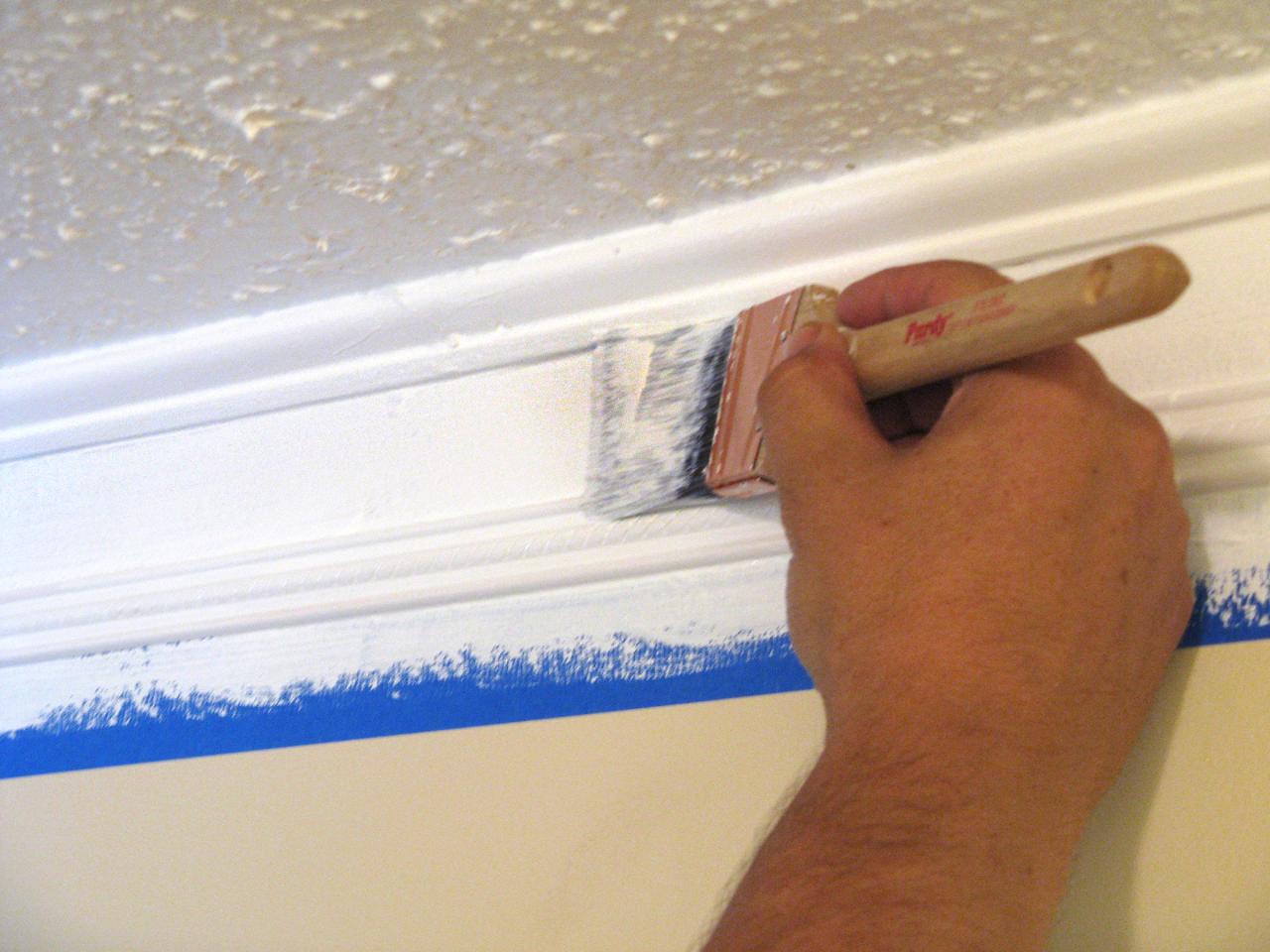 Faux Crown Molding, How To Cut Quarter Round Trim For Ceiling