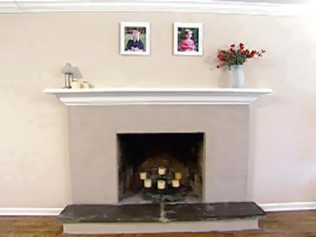 Resurface A Fireplace With Stucco How Tos Diy - Can You Drywall Over Brick Fireplace