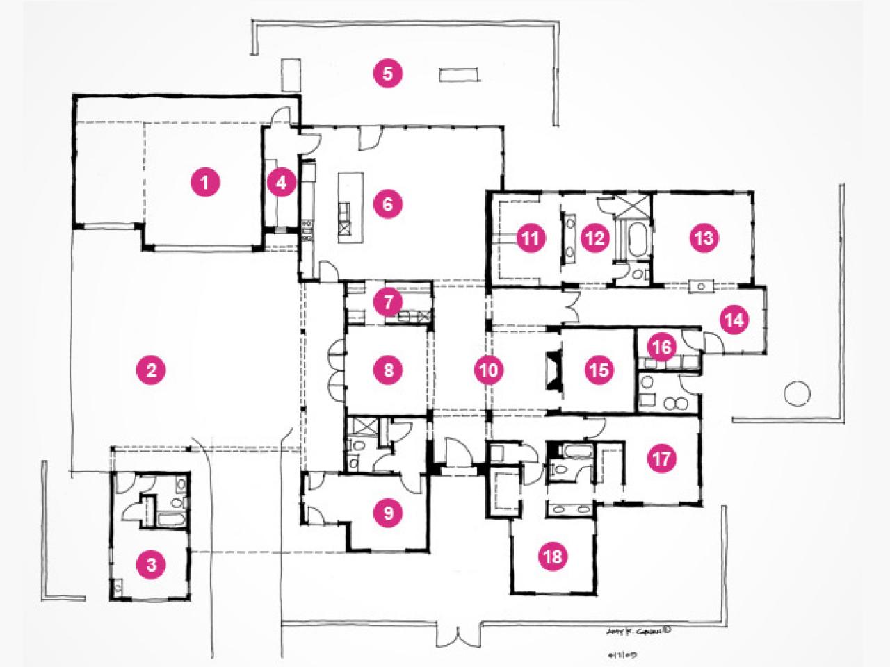 HGTV Dream Home 2010 Floor Plan and Rendering Pictures