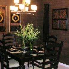 Rich Asian-Style Dining Room