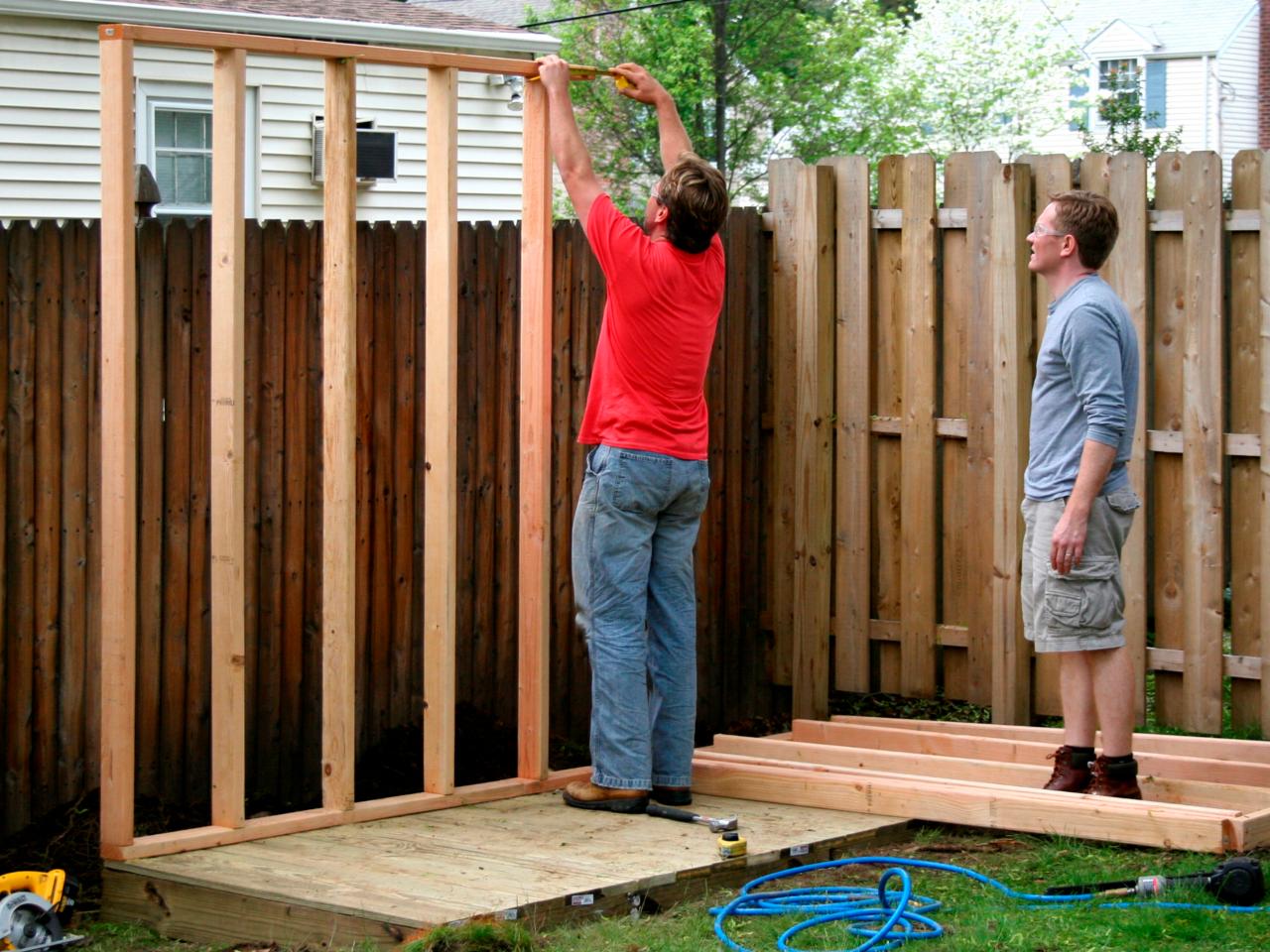 How to Build a Storage Shed for Garden Tools HGTV