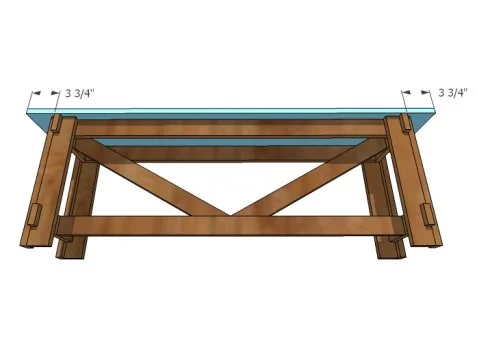 Farm style bench seat discount